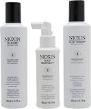 Nioxin Starter Kit 1 - For Fine Hair | Natural Hair | Normal to Thinning Hair | For Fine Hair 3 Piece Set