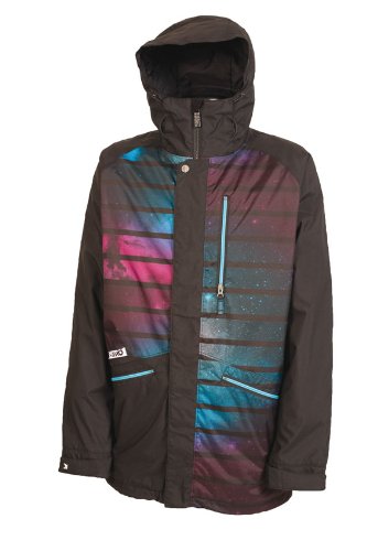 Nitro Snowboards Herren Funktionsjacke WHITE RIOT, black space oddity / black, S, 1111-872 Preisvergleich