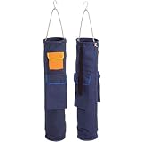 SK11 布製ロングバケツ ポケット付 200XH900Sフックツキ
