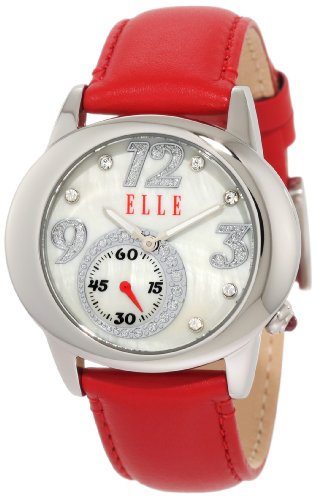 ELLETIME Women's EL20049S01N Red Leather Watch ELLETIME Women's EL20049S01N Red Leather Watch