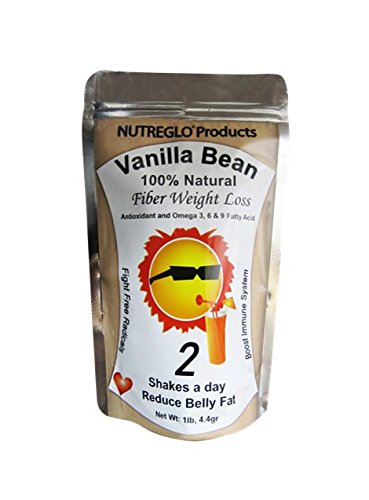 Vanilla Bean w/Raspberry Ketones 100% Natural Fiber Weight Loss 1lb