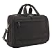 Derek Alexander Leather Nylon Double Zip Computer Bag (Black )
