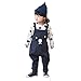 PanDaDa Baby Boys Overalls Bib Pants Harem Pants Cartoon Casual Rompers Trousers