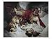 Alpine Mastiffs Reanimating a Distressed Traveller Giclee Poster Print by Edwin Landseer, 12x9