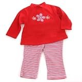 Infant Girls Pant Set Red Stripe, Available in Various Sizes