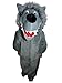 Fantasy World F49 Boys/Girls Wolf Halloween Costume, Sizes 2T-8