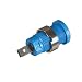 Cal Test Electronics CT2910 4mm Safety Panel Mount Banana Jack with 0.188" Faston, 36 Amp (Pack of 50)