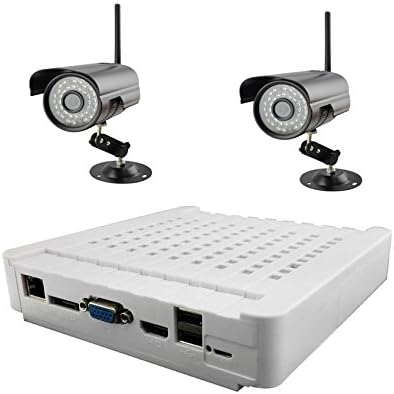 ETN White 4ch Mini Hd NVR Onvif E-sata P2p Hdmi Usb 2pc Black Wifi Outdoor Ip Camera