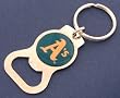 Oakland Athletics Bottle Opener Keychain