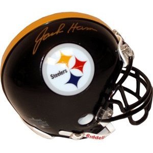 Jack Ham signed Pittsburgh Steelers Replica Mini Helmet