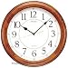 Seiko Wall Clock Dark Brown Solid Oak Case - Decorative Wall Clocks - Seiko QXA129BLH