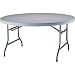 Lifetime 5-Foot Round Table, Set of 4, White Granite 60-Inch Round Molded Top