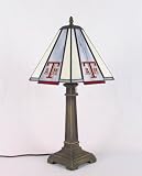 Texas A&M Aggies Stained Glass Lamp with Logo Panels