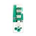 My Mind's Eye Basics Party Fans, Teal Color, Set of 4