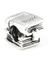 Ohm Sterling Silver Books Bead Charm