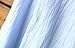 Zbrandy Men's Cotton Linen Blend Shirts Ultra Light Colorful Shirts Colour Blue Size L
