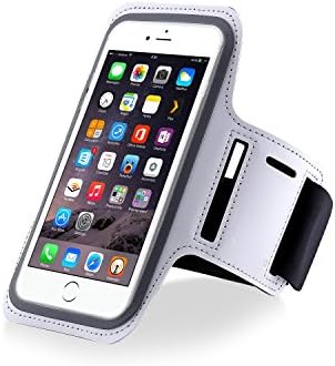 AIBO Lightweight Sports Armband for iPhone (White, iPhone 6 Plus)