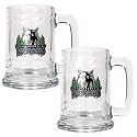 Minnesota Timberwolves NBA 2pc 15oz Glass Tankard Set