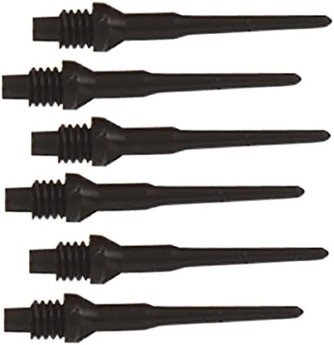 Black Dart Tips Soft 2ba 3/16" - Set of 100 Key Point