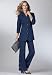 Roamans Plus Size Side Button Pant Suit