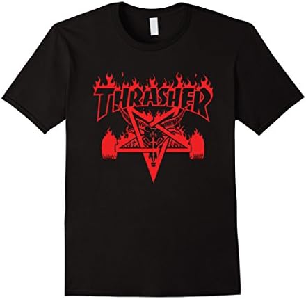 Men's Thrasher Skategoat T Shirt Medium Black