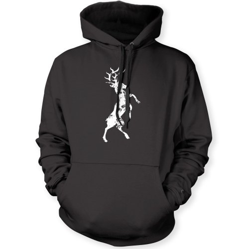 Buck Deer (White) Unisex Hooded Sweatshirt Buck Deer (White) Unisex Hooded Sweatshirt