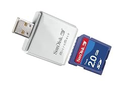 Sandisk SD 2GB W/ MicroMate Reader Bundle