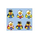 12 Rubber Duck Ducky Duckie Christmas Caroling Ducks