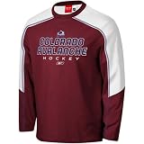Reebok Colorado Avalanche Burgundy Match-Up Constructed Long Sleeve T-shirt