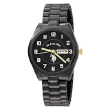 U.S. Polo Assn. Mens USC80048 Gun-Metal Analog