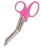 Prestige Medical Nurse Utility Scissors 5 1/2" Trauma Shears, Hot Pink