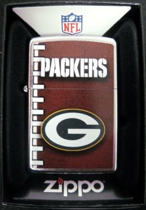 Zippo Green Bay Packers Football Style Zippo Lighter National Football League Athletic Association Nfl Sport Sporting Game Memorobilia Extrml