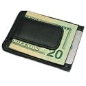 Fine Leather Hand Crafted Mans Man's Mens Men's Mini Wallet Credit Card Holder with Megnetic Money Clip