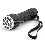 41rtWlxCYKL. SL160  12 UV Ultra Violet 395 nm LED Flashlight 1 AA Black Light, 7203UV395