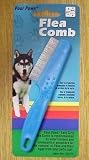 Flea Single Teeth Comb W plastic Handle (Catalog Category: Dog Grooming Tools)