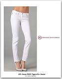 【エージージーンズ】【AG Jeans】Stilt Cigarette Jeansホワイトスキニーデニム パンツ【y予s】