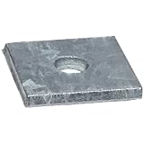 Buy Square Flat Washer, Soft Steel, Galvanized, Square Shape, USA Made