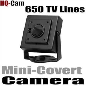 HQ-Cam® Security Surveillance Camera - 650TV Color Lines High Resolution 1/3