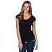 Fashion Corner Womens Layering Cap Sleeve Tee