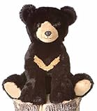 Plush Sitting Black Bear 12