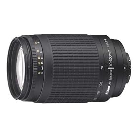 Nikon 70-300mm f/4-5.6G AF Nikkor SLR Camera Lens
