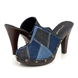 Bamboo Swing72 Heels Blue 7 Blue