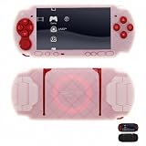 CLEAR Sony Playstation Portable PSP Slim 3000 CROSS Pattern Anti-Slip Silicone Case Skin Protector Cover+ Free Screen Protector (Many Colors Available)