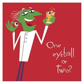 Creepy Cocktails Beverage Napkin Mad Scientist (16 count)