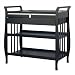 Emily Changing Table with Drawer in Ebony Finish By Da Vinci Baby Furniture