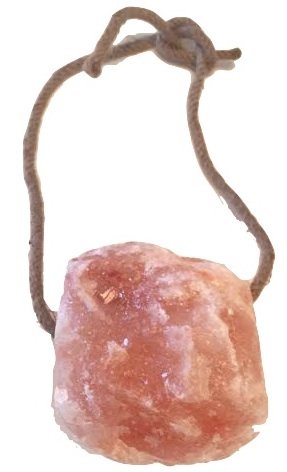 Khewra: Himalayan Natural Salt Animal Mineral Lick with a 36" hanging rope (6 lbs)
