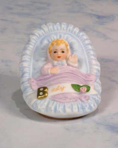 Growing up Girls from Enesco Blonde Newborn Figurine 1.75 IN