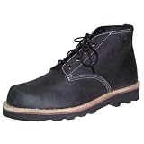 Simple Leather Workboot - Black