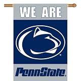 NCAA Penn State Nittany Lions 2-Sided 28-by-40 inch House Banner We Are Penn State with Pole Sleeve
