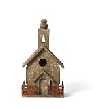 Foreside Secret Garden Birdhouse With Porch